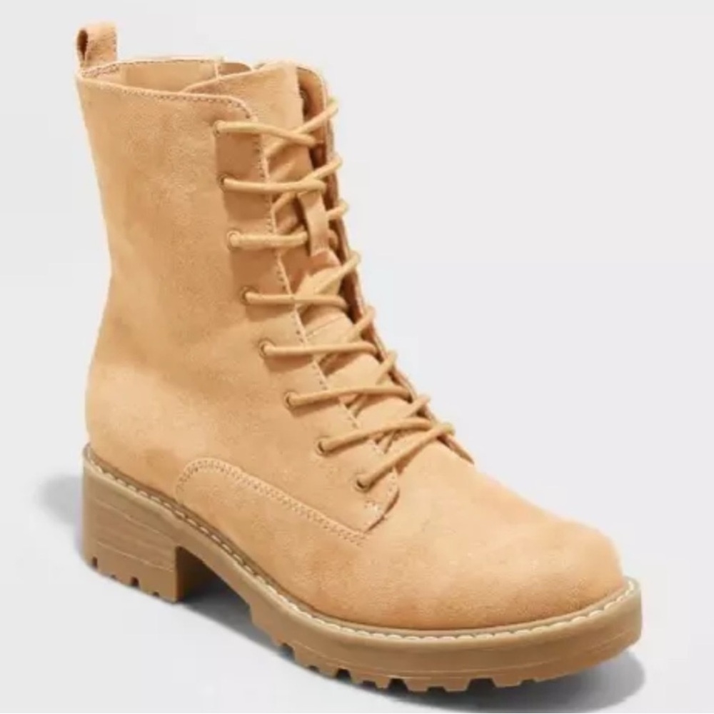 NWT Universal Thread Ophelia Lace Up Boots - Picture 1 of 9